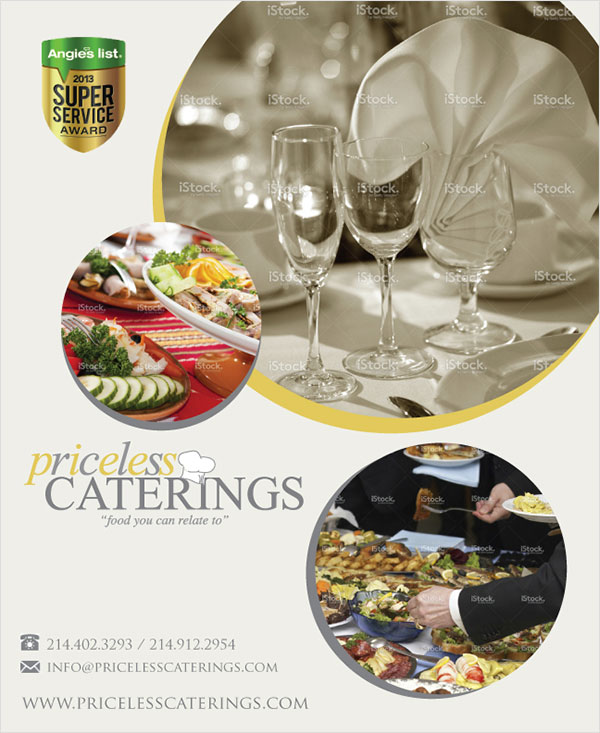 Priceless Caterings - Flyer Design